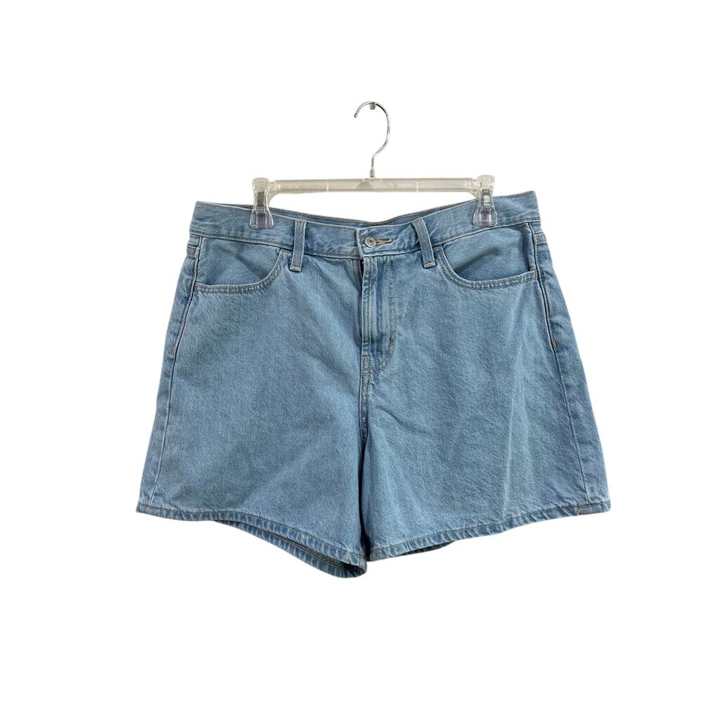 Old Navy High Rise Wow Baggy Denim Shorts Size 10 100% Cotton